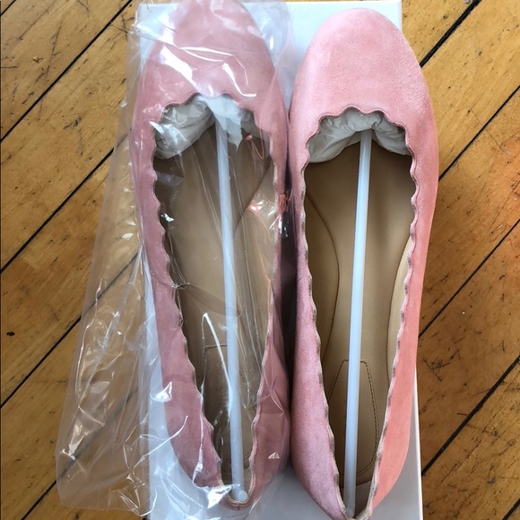 Chloe Shoes - Chloe scalloped suede flats
